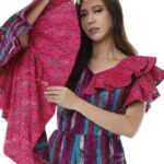 Fancy African print jump suit