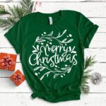 Merry Christmas print shirt (unisex)